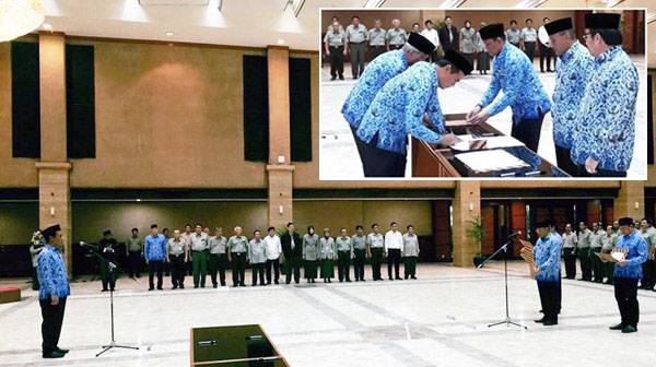 Mentan Lantik Gatot Irianto Gantikan Hasil Sembiring yang Mengundurkan Diri